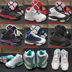 Baby Jumpman Basketballschuhe Sport 13s Jugend Kinder Sport für Boy Girls Weiß Schwarze Größe 28-3513 Kinder