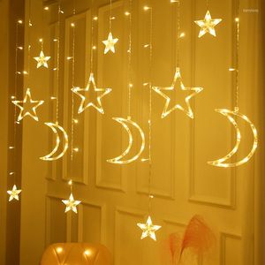 Strings LED Curtain Fairy Lights Garland Christmas Wedding Decoration Home String Lamp Lighting Interior Lua Estrela Kerstverlichting