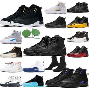 2023 Easter 12 12s High Basketballschuhe für Herren Utility Twist Grind Indigo Flu Game Dark Concord OVO White The Master Fiba Gamma Blue TrainerJORDON JORDAB