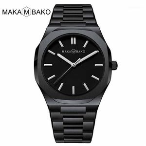 Нарученные часы мужчины Sport Watch Top Quartz Fashion Life Водонепроницаемые бизнес -часы стальные ремешки для мальчиков Смотрите Reloj hombre1259c