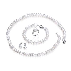 Naszyjniki wisiorek Dainashi moda 925 Srebrna srebrna biżuteria ślubna dla kobiet prawdziwa biała naturalna perła słodkowodna 78 mm chleb runda 221104