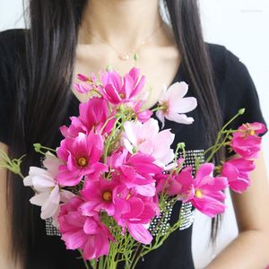 Dekorative Blumen, 57 cm, Gänseblümchen, einzelner Zweig, Sanghua, künstliche Blumen, Heimdekoration, Hochzeit, Wand, gefälschter Blumenstrauß, Hersteller