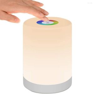 Strips Night Light LED Eye Intelligent Bedside Table Lamp Tactile Control Controllable Rech Bedroom Warm Creative Romantic Home Decor
