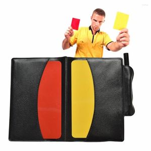 Red Yellow Card Pencil Sports Notebook Set di fogli di calcio per partite sportive personalizzate Nota