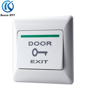Building intercoms access control door opening switch Fireproof plastic Universal 86 type bottom box Automatic reset concealed door button