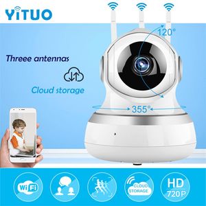 IP wifi Surveillance Camera Onvif P2P 720P Cloud Storage Wireless Home mini Baby Monitor Cameras 10m Night Vision Ipcam YITUO205L