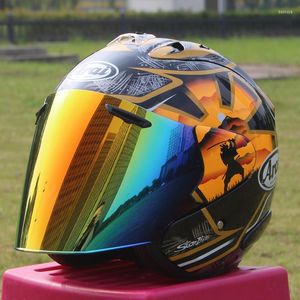 Motorcycle Helmets Open Face 3 4 Helmet SZ- 3 Hermonza Cycling Dirt Racing And Kart Protective Capacete