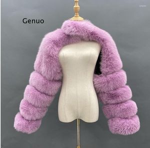 Kadınlar Kürk Moda Kış Kış Yüksek Kaliteli Kısa Sahte Ceket Kadınlar 2022 Vintage Uzun Kollu Sıcak Mink İnce Ceketler Kürklü Femme Top