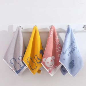 Towel 1Pc 25x50cm Cotton Thicken Soft Children Hand Face Cartoon Animal Pattern Bathroom Washcloth