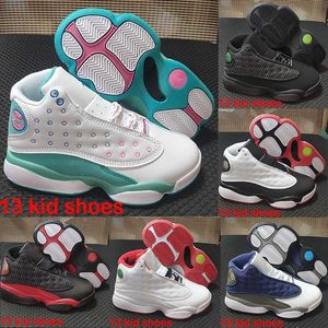 Boy Buty buty do koszykówki męskie trenerzy sport 268b Red Flint Hyper Royal Golt Golter Chicago Black Cat 13 13s Jumpman Kids Big