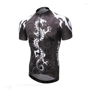 Jaquetas de corrida Xintown Camisa masculina de verão para ciclismo Camisas Dragon Bike Tops Ropa Ciclismo Manga curta Roupas de bicicleta Mtb