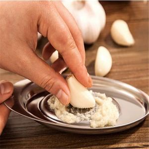 Manual Stainless Steel Wasabi Grinding Plate Tools Gadget Kitchen Ginger Grater Multi-functional Vegetable Ginger Garlic Grinder