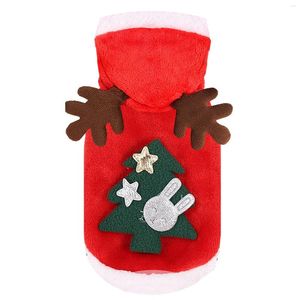 Dog Apparel Sweatshirts For Small Dogs And Autumn Flannel Warm Santa Cat Clothes Christmas Winter Sweaters Large Girly