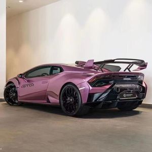 Gloss Liquid Metallic Pink Vinyl Wrap Film Adhesive Decal Sticker Metallic Car Wrapping Roll PET Liner