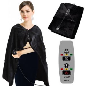 2022 Novo cobertor elétrico de moda Casa USB Casa aquecedor Pad ombro de ombro Shawl móvel