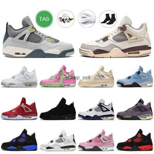 2022 Craft Ma Maniere Violet Ore s Basketball Shoes Jumpman IV Blue Thunder Red Black Cat Canvas Sail Pink Offs White Oreo Midnight Navy