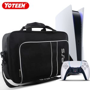 Cases Covers Bags Carrying Case for PS5 Travel Storage Disc/Digital Edition and Controllers Protective Shoulder Game Cards Accessories 221104