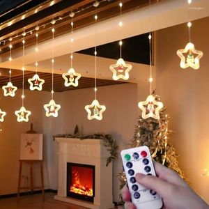 Saiten Wireless Remote Weihnachten USB Vorhang Led Licht 3Mx0,6M Für Home Wohnzimmer Dekoration Wand Hängen Dekor. Jahr