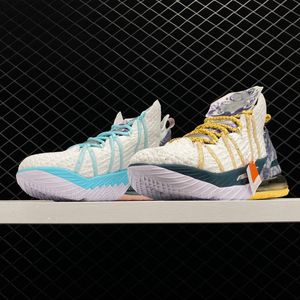40-46 US12 Heren LeBrons 18 basketbalschoenen XVIII EP LOS ANGELES LA Running Shoes By Hay Night Empire Jade Melon Tint Sports Sneakers Cushion Trainers