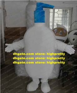 Vivid White Body Wash Mascot Costume Mascotte Sanitizer Hand Washing Shower Gel Adult With Big Blue Lid No.2921