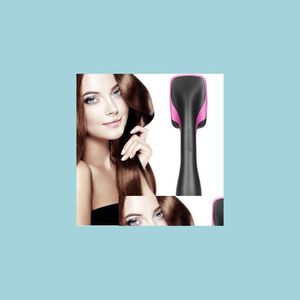 Hair Straighteners Air Brush One Step Hair Dryer Styler Negative Ion Straightener For All Typeus Plug Drop Delivery Products Care Sty Dhfd8