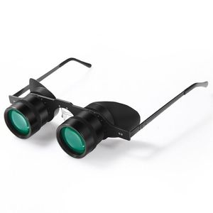 10X Telescope Low Light Night Vision Magnification Green Film Binoculars 10x34mm Opera Fishing Glasses Football Game325l