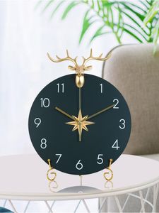 Bordklockor Dekorativa kontorsbed￶mningar Desk Digital Clock Desktop Alarm Nixie Modern Design Horloge Ornament 50zz