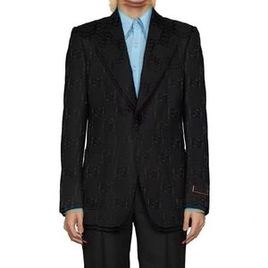 Mens Suits Blazer Italy Paris Mens Luxury Jacket Brand Double G Long Sleeve Jackets Suit Wedding Dress B88