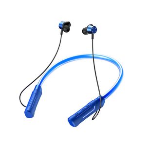 Telefone celular fones de ouvido Bluetooth Power Display Headset de pesco￧o sem fio esportes de bateria dupla por meio de standby de standby Luz de movimento JG4