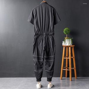 Pantaloni da uomo Marea sottile Uomo Tuta casual Maschile coreano Coppie allentate Moda Tuta Camicia da uomo Tuta intera Pantaloni da jogging