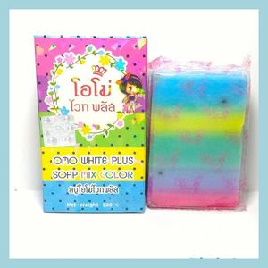 Handmade Soap Gluta Soap Rainbow Omo Mix Fruits Color Alpha Arbutin Anti Dark Spot Dhs Drop Delivery Health Beauty Bath Body Dhb7G