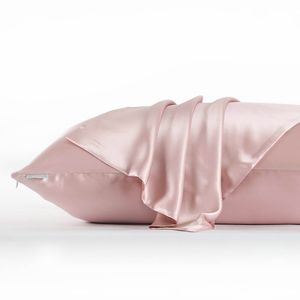 Kuddefodral Disangni 22 MUMMI 100% Mulberry Silk Pillow Case For Hair and Skin Double-Sided Zipper Type 1PC 221103