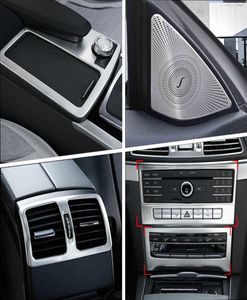 Adesivo de estilo de carro interno porta de áudio orador de marchashift painel porta braço de braço de tampa acabamento para mercedes benz e classe cupê w207 C207 AUT6794847