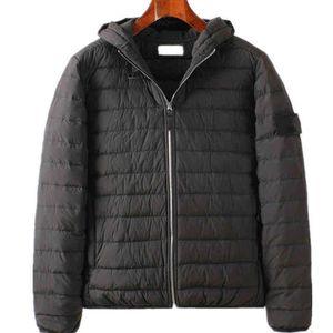 FW Mens Down Jackets Parkas Coats 남성용 푹신한 옷은 따뜻한 복어 재킷 남성 후드 짧은 겨울 두꺼운 브랜드