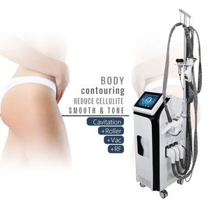 Vela Body Shape Slimming Machine Vacuum Roller Cavitation RF Massager Infrared Light Sculpting Body Shaping脂肪除去スキン締め付けマッサージ美容装置