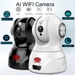 Smart AI Wifi PTZ FHD IP Cloud -Kamera mit Alexa Voice Control Auto Smart Tracking Gesichtserkennung Erkennung für Bewegung Alarm ALER278T