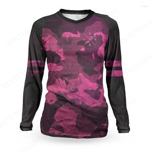 Racing Jackets Loose Rider Women's Jersey Downhill MTB Mountain Bike Shirt Motocross Sportswear MX BMX Endurance Race Breathable