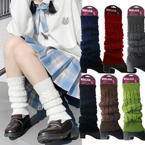 Meias Hosiery Winter Mulheres Moda quente Aquecedores de pernas sólidas Aquecedores de joelho altas de bota de bota de bota bestwarmers y2211