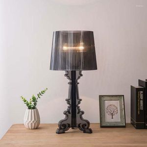 Table Lamps Bourgie Ghost Lamp Modern Acrylic Desk Bedroom Bedside Light Fixtures Living Room Home Decor Study Night Stand Lights