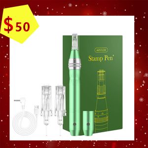 home beauty anti flow derma pen Skin Rejuvenation microneedling mesotherapy mesogun skin rolling system