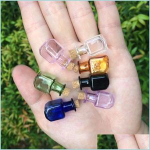 Packing Bottles Mini Glass Bottles With Cork Little Gift Tiny Jars Vials Mix 7Colors Wish Bottle Drop Delivery Office School Busines Dhorl