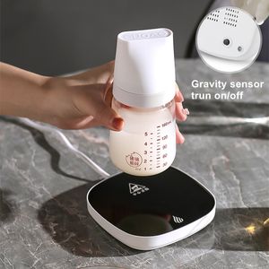 Bottle Warmers Sterilizers# Smart Baby Warmer Gravity Sensor Design CupMilk Heating Base 45 Constant Temperature Keep Warm Feeding 221104