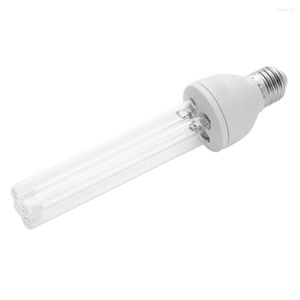 Garrafas de armazenamento E27 Lâmpada UV Quartz Glass Lightbulb Luz recarregável com ferramenta de limpeza de suporte 15W