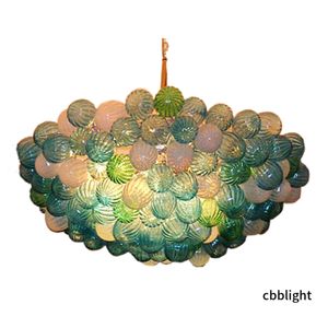 Северные подвесные лампы люстры многоцветные шариковые стеклянные ручные ручные