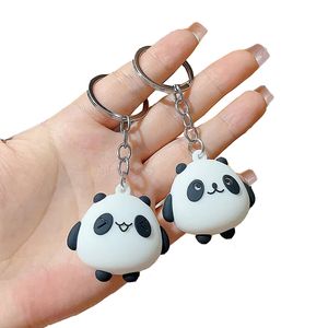 Животные Panda Клавичная мультипликационная куколка кукольная кулонная кулонная кулонная сумка декоративная цепь ключей Keyring