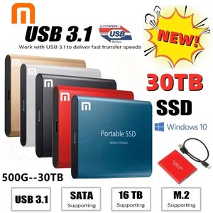 Sabit Sürücüler M.2 SSD 500 GB 1 TB Flash Sürücü Harici Tip-C Yüksek Hızlı USB3.1 2 TB 4 TB 8 TB Depolama Dizüstü Bilgisayar İçin Taşınabilir HD Disk 221105