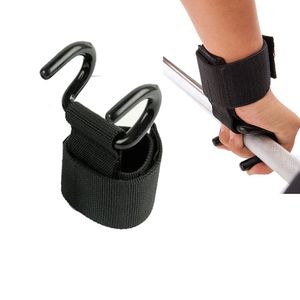 Luvas esportivas 1pc Levantamento de peso Gancho da mão Mão de pulseiras Luvas Treinamento de resistência ao levantamento de força Ginástica Aparecimento de fitness Suporte de elevador Belt 221104