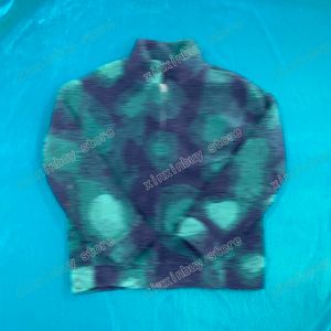xinxinbuy men designer coat jacket fleece puffer camouflageグラデーションレタープリントコットン長袖