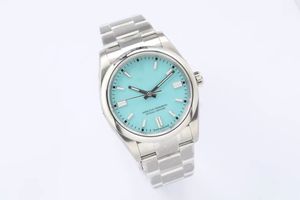 EW Top Men armbandsur klockor 126000 124300 41mm 36mm rostfritt 904L grönt urtavla Luminescent Sapphire eta 3230 rörelse