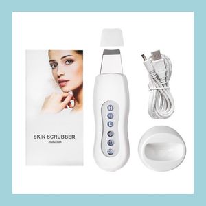 Other Skin Care Tools Trasonic Face Cleaner Skin Scrubber Trasound Vibration Masr Peeling Clean Tone Tool Rechargeable Beauty Instru Dhcew